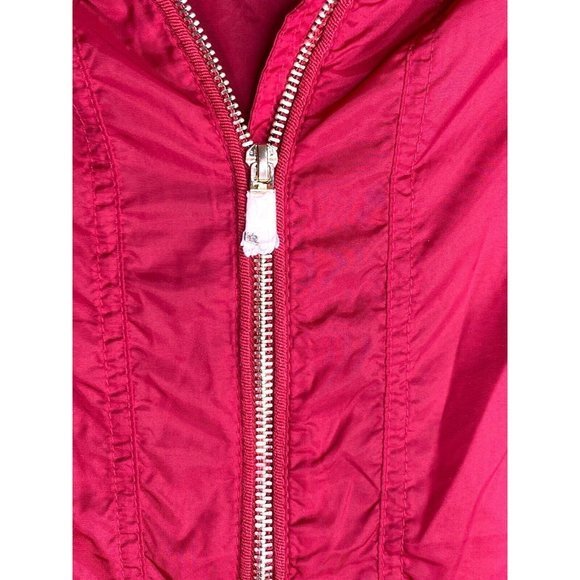 Snobbish Collection Red Lightweight Jacket.  Zip off hood Wind Breaker Rain LG‎ - Picture 4 of 12